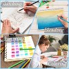 Premium Colored Pencils,Set of 50 Colors,Artists Soft Core with Vibrant Color,Ideal for Layering Blending Shading - 4 of 4