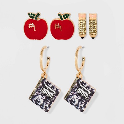 Orecchi Pendenti SUGARFIX By BaubleBar – Set Senza Nichel – Nuovi Con Etichette - Foto 3