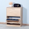 KTMBDW Shoe Cabinet with Drawers, Hidden Wood Shoe Cabinet,Freestanding Shoe Storage Cabinet for Entryway Hallway - 4 of 4