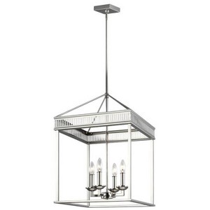 Generation Lighting Woodruff 16" Nickel 4-Light Foyer Pendant Light - 1 of 1