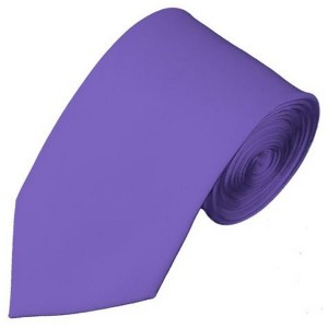 Men's Solid Color Slim 2.75 Inch Wide And 58 Inch Long Neckties - 1 of 4