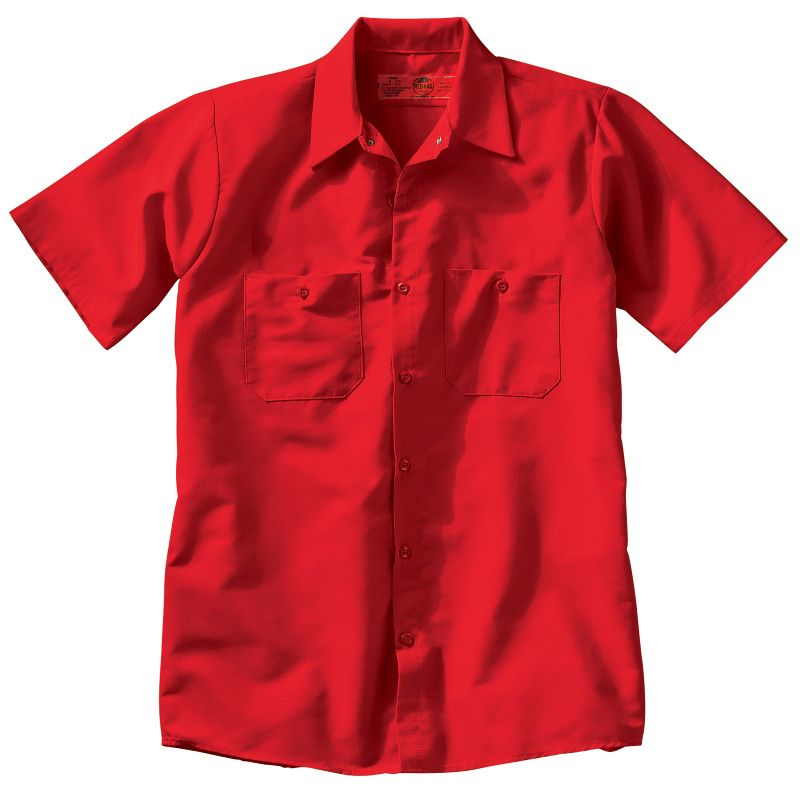 Red Kap Men's Short Sleeve Industrial Work Shirt, 4 of 5