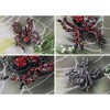 Anna-Kaci Women's Rhinestone Spider Brooch Pin with Black Gemstone Accents - 3 of 4