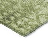 Olive Green Ikat Washable Indoor Outdoor Area Rug - 4 of 4
