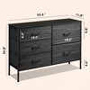 Dresser with 5 Drawers, Wide Fabric Chest with Drawer Organizers for Bedroom, Closet, Hallway - 3 of 3