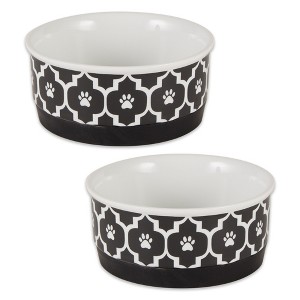 Bone Dry Pet Bowl - Set/2 - 1 of 4