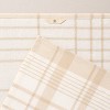 Plaid Flour Sack Kitchen Towel Cream/Beige - Hearth & Hand™ with Magnolia - 3 of 3