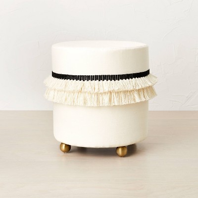 Catania Tassel Ottoman with Ball Feet - Opalhouse™ designed with Jungalow™