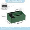 Unique Bargains PU Leather Magnetic Base Easy to Clean Multipurpose Paper Towel Holder 10.4 x 6.5 x 4.7 Inch 1 Pc - 2 of 4