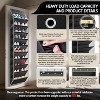 Attop 10 Tier Over The Door Organizer - Hanging Storage Rack with Sturdy Oxford Fabric, Holds 20+ Pairs of Footwear, Saves Space (Black) - 3 of 4