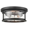 Millennium Lighting Bresley 2 - Light Flush Mount in  Powder Coat Black - image 3 of 4