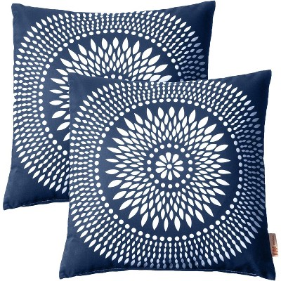 Cartouche Square Weather-Resistant Kids Throw Pillow Set