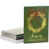 Sustainable Greetings 24 Pack Seasons Greetings Cards With Envelopes, Christmas Card Set, 6