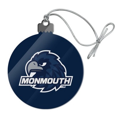 Monmouth University Official Hawks Logo Acrylic Christmas Tree Holiday Ornament