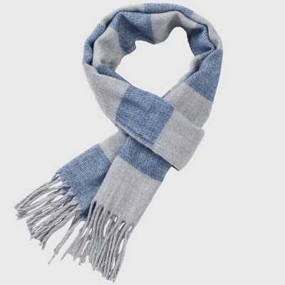 Alpine Swiss Mens Plaid Scarf Softer Than Cashmere Scarves Winter Shawl