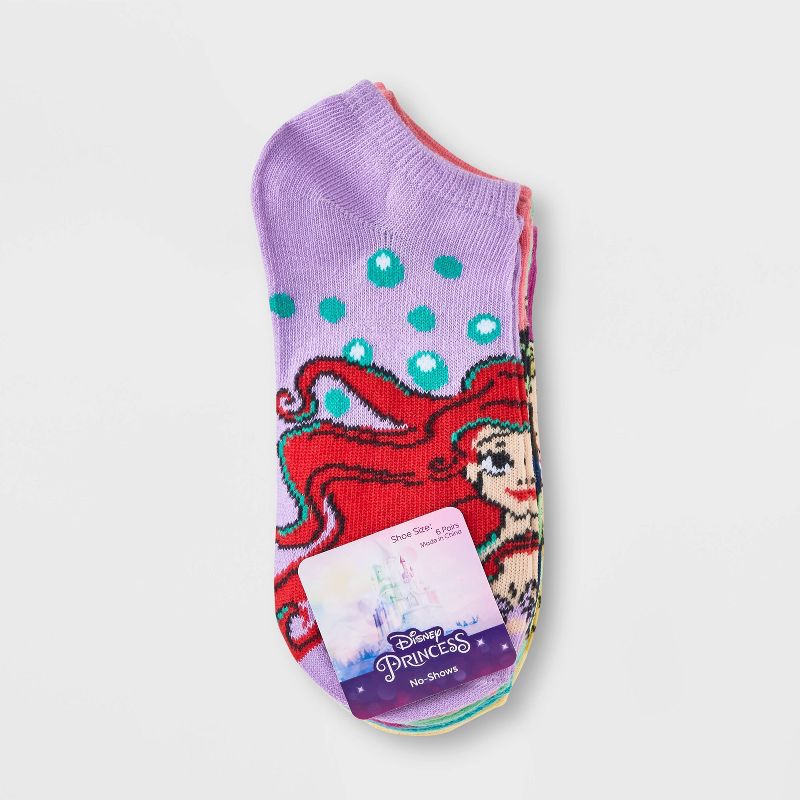 Girls' Disney Princess 6pk Socks, 2 of 4
