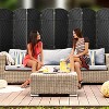 sorbus folding room divider panel for home and more - 3 of 4