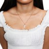 Peanuts Snoopy Womens Gold Plated Sterling Silver Necklace with Snoopy Charm - Officially Licensed, 18" - 2 of 4