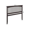 AFI Furnishings Mission King Headboard with Turbo Charger in Espresso - 3 of 4