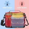 Tirrinia 7.8L Insulated Lunch Bag for Men Women Kid,  Leakproof Thermal Reusable Lunch Totes, Lunch Box for Office or School - 2 of 4