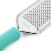 Martha Stewart Everyday Stainless Steel Drexler Handheld Grater in Turquoise - 3 of 4