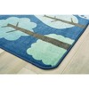 Carpets for Kids KIDSoft Tranquil Trees Classroom Rug, Blue, Rectangle - 3 of 4