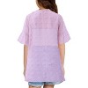 Girls Swimsuit Cover Up Kids Fashion Open Front Swimwear Swiss Polka Dot Summer Beach Dress - 3 of 4