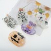 Unique Bargains Halloween Claw Clip Orange Black 1 Pc - 3 of 4