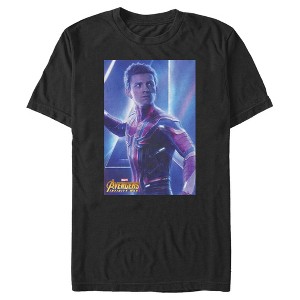 Men's Marvel Avengers Spider-Man No Mask Poster T-Shirt - 1 of 4