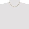 Black Bow Jewelry 2mm, 14k Yellow Gold, Hollow Wheat Chain Necklace - 2 of 4