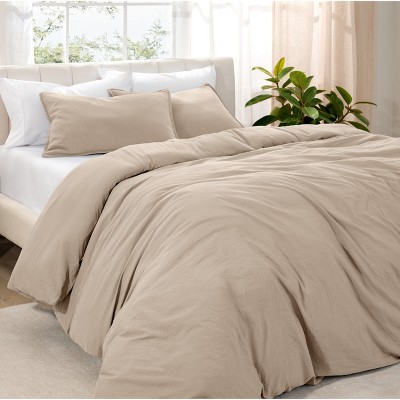 Washed Duvet Cover & Sham Set - Extra Soft, Easy Care by Bare Home, Comforter Not Included