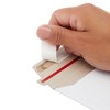Juvale 500-Pack Rigid Mailers That Stay Flat 6x8 In, Self-Adhesive White Cardboard Envelopes Bulk Pack for Shipping Photo, Documents - 4 of 4