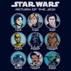 Mens Star Wars Cartoon Portraits Lightweight Hoodie - 2 of 4
