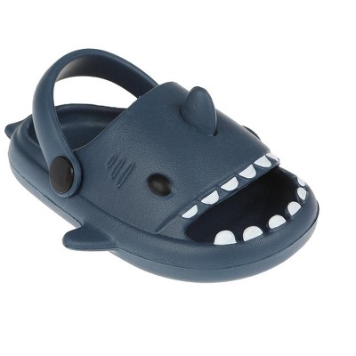 FOAMWALK Toddler Boy's EVA Comfy Cute Shark Clogs and Fisherman Sandals for Boys