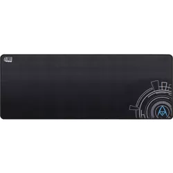 Adesso TRUFORM P104 - 32 x 12 Inches Gaming Mouse Pad - Textured - 0.1" x 12" Dimension - Black - Rubber Base, Cloth, Fiber - Anti-slip, Scratch Proof