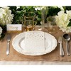 Juvale 50 Pack Gold Star Party Napkins - Disposable White and Gold Dinner Napkins for Birthday, Graduation (3-Ply, 4x8 In) - 2 of 4