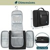 PAVILIA Toiletry Bag Travel Women Men, Hanging Water Resistant Makeup Accessories Cosmetic Organizer Large Essential Kit - 4 of 4