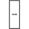 PosterPalooza | Panoramic Flat Silver Picture Frame - UV Acrylic, Foam Board Backing, Hanging Hardware - 2 of 4