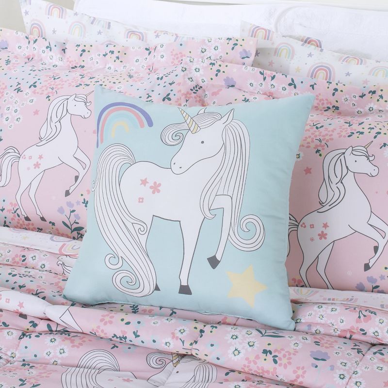 The Lakeside Collection Dream Unicorn Bedroom Collection - Accent Pillow, 4 of 5