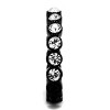 Slickblue Black Ion-Plated Eternity Design Stainless Steel Ring, Clear Rhinestones, Stackable Band for Women, Sizes 5-10 - 4 of 4
