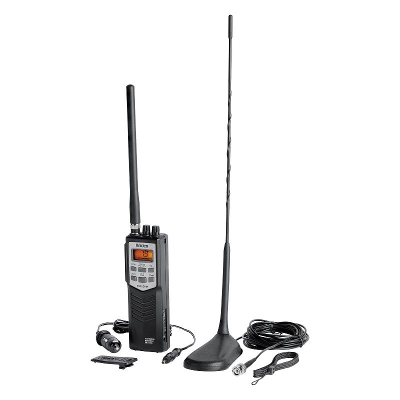 Uniden® Pro Series 40-Channel Handheld CB Radio with Magnet-Mount Antenna, Black, PRO501TK, 3 of 7