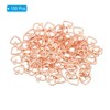 Unique Bargains Metal Bulk Elegant DIY Crafts Jewelry Making Heart Pendant 100 Pcs - 3 of 4