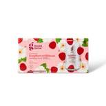 Raspberry Hibiscus Sparkling Water - 8pk/12 fl oz Cans - Good & Gather™
