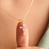 Cross Necklace for Women, 14K Gold Plated Birthstone Necklaces Cubic Zirconia Cross Pendant Necklace Dainty Gold Jewelry Gifts - 4 of 4