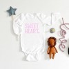 The Juniper Shop Sweetheart Puff Print Baby Long Sleeve Bodysuit - 2 of 3