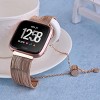Worryfree Gadgets Apple Watch Band iWatch Series 7 6 5 4 3 2 1 Stainless Steel Fashion Replacement Bracelet Smart Watch Accessories - 3 of 4