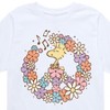 Boys' - Peanuts - Floral Peace Sign Woodstock Short Sleeve Graphic T-Shirt - 2 of 4