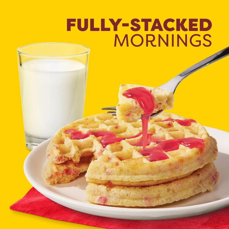 Eggo Frozen Fully Loaded Strawberry Delight Waffles - 12.3oz/10ct, 4 of 6