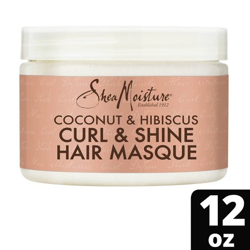 SheaMoisture Coconut & Hibiscus Curl & Shine Hair Masque - 12oz - image 1 of 4