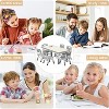 Kids Table and 6 Chair Set with Storage Box, Height Adjustable Toddler Table and Chairs Set for Ages 2-10 - 4 of 4